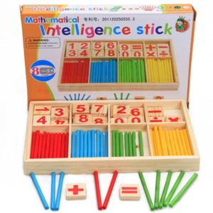 Matematická dřevěná krabička pro děti