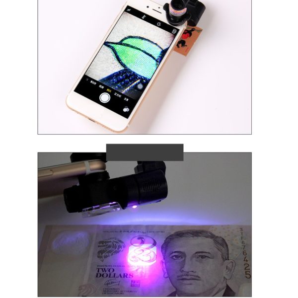 Univerzální LED mikroskop pro smartphony