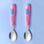 2pcs rose red spoon